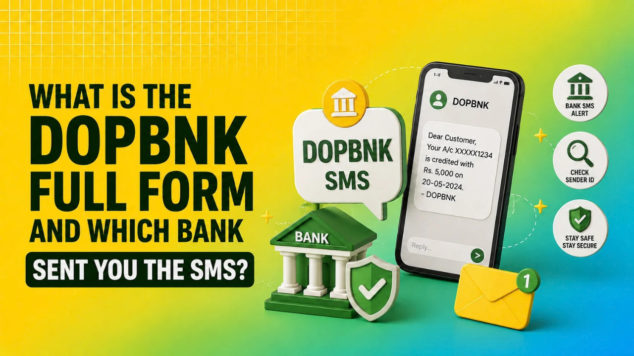 Why Do You Receive SMS From ID-DOPBNK?