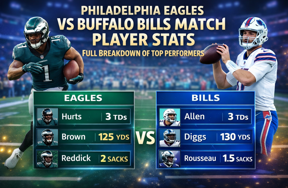 Philadelphia Eagles VS Buffalo Bills Match Player Stats: Full Breakdown of Top Performers Philadelphia Eagles VS Buffalo Bills Match Player Stats Image.png