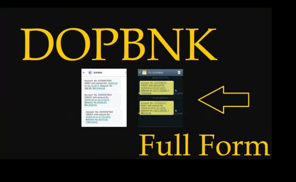 ID DOPBNK Full Name: Meaning, SMS Alerts & Is It Safe?